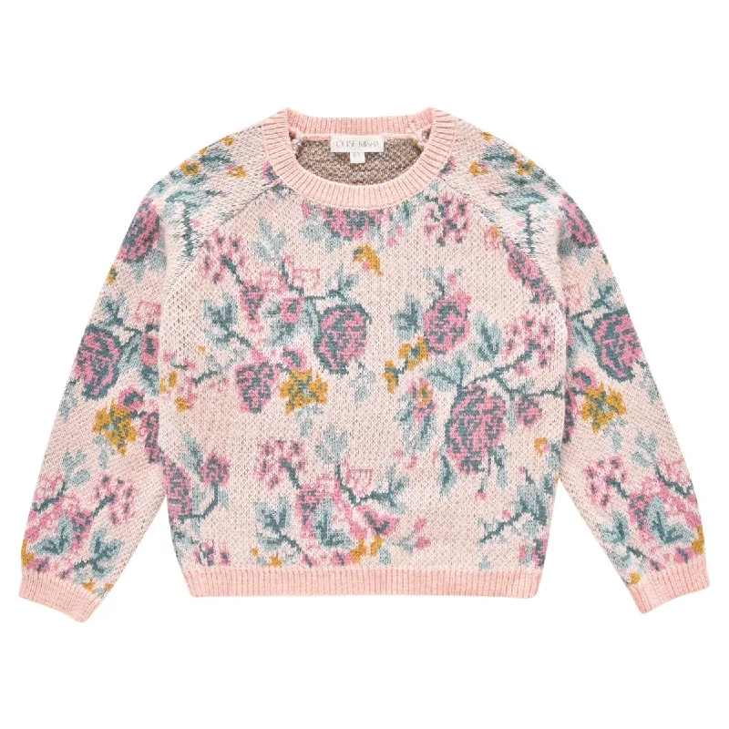 stylish coats outerwearSEYLAN FLOWERS KNITTED SWEATSHIRT