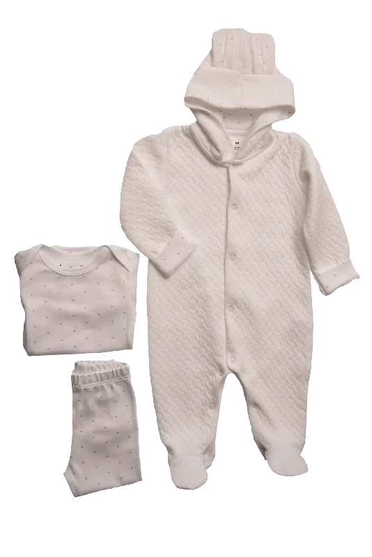 Comfortable everyday sets Baby Bunny 3-Pieces Canastra Pima Set