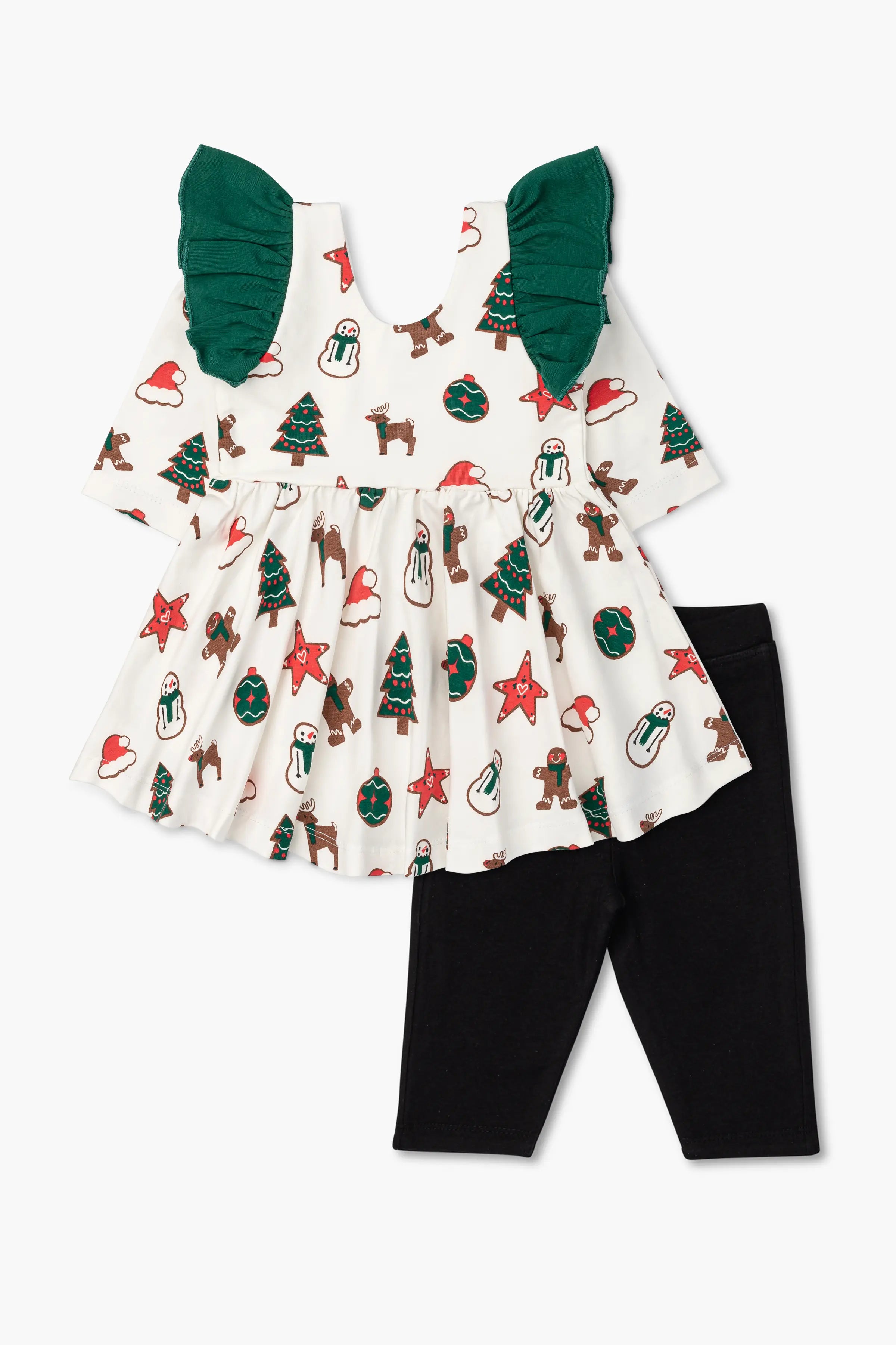 Effortlessly stylish sets Let's Dance Dress Leggings Bundle_Christmas Cookies