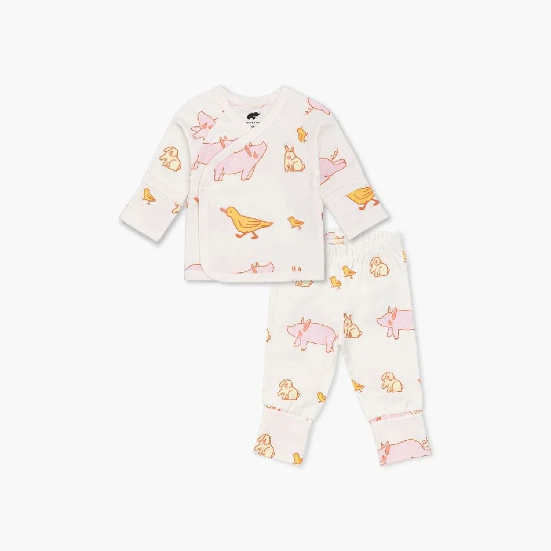 Stylish loungewear sets SALE - Hello Baby Set_Little Farm Friends