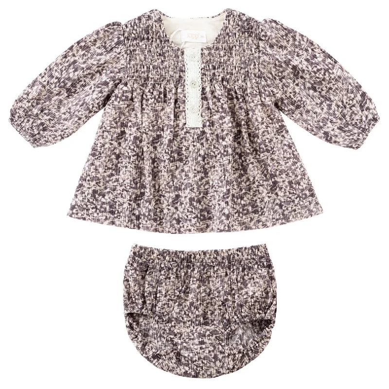 Seasonal fashion sets Kipp Grape Smocked Crinkle Set