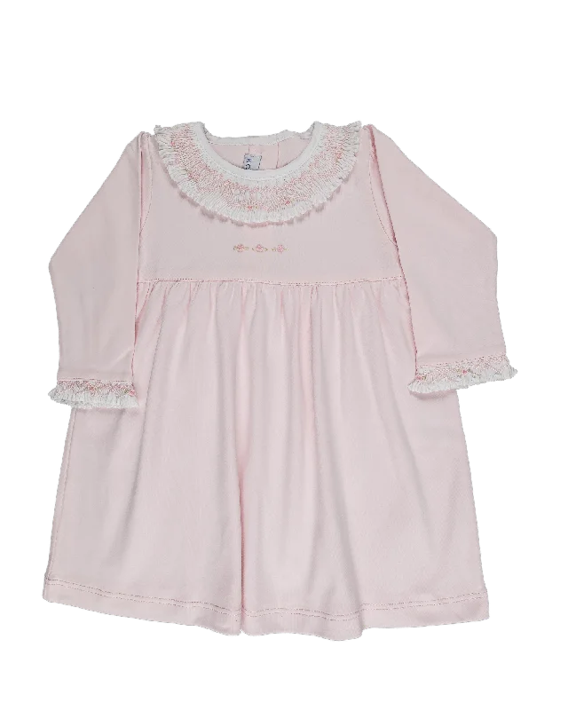 Dressy casual sets Baby Flower Girl  Long Sleeve Pima Dress