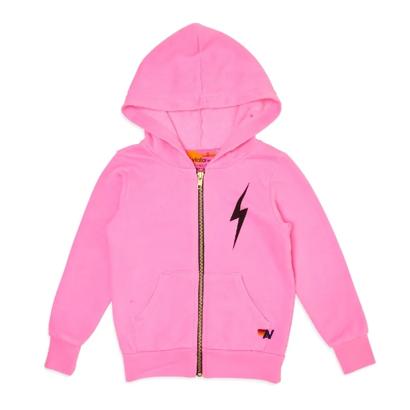 lightweight stylish outerwearBOLT NEON ZIP UP HOODIE