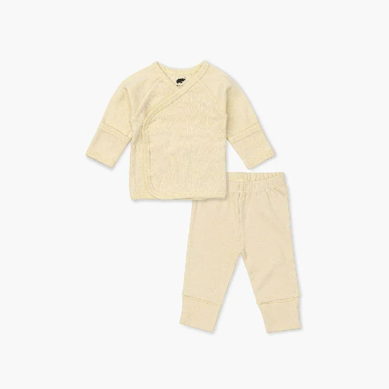 Relaxed fashion sets Hello Baby Set_Yellow Heather