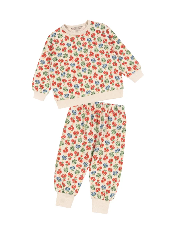 Soft fabric sets Loupy Lou Floral Sweat Set