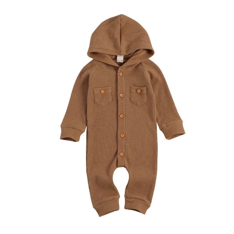 women’s utility jackets outerwearCozy Hooded Baby Romper