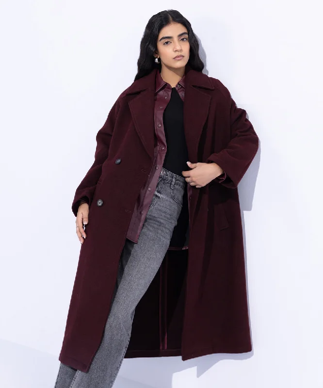 women’s long jackets outerwearOversized Raglan Coat