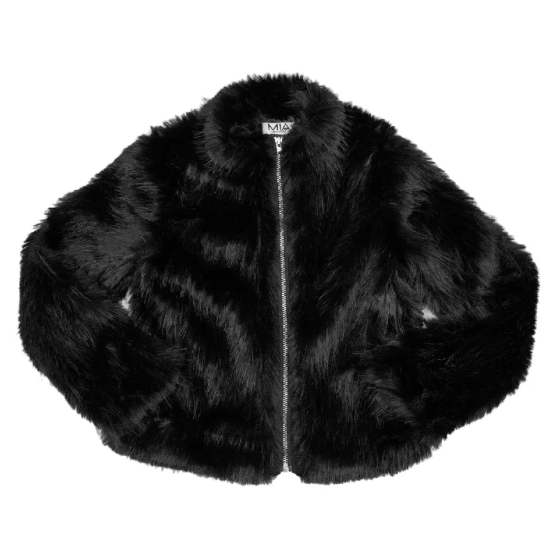 outdoor adventure outerwearLUX FAUX FUR JACKET