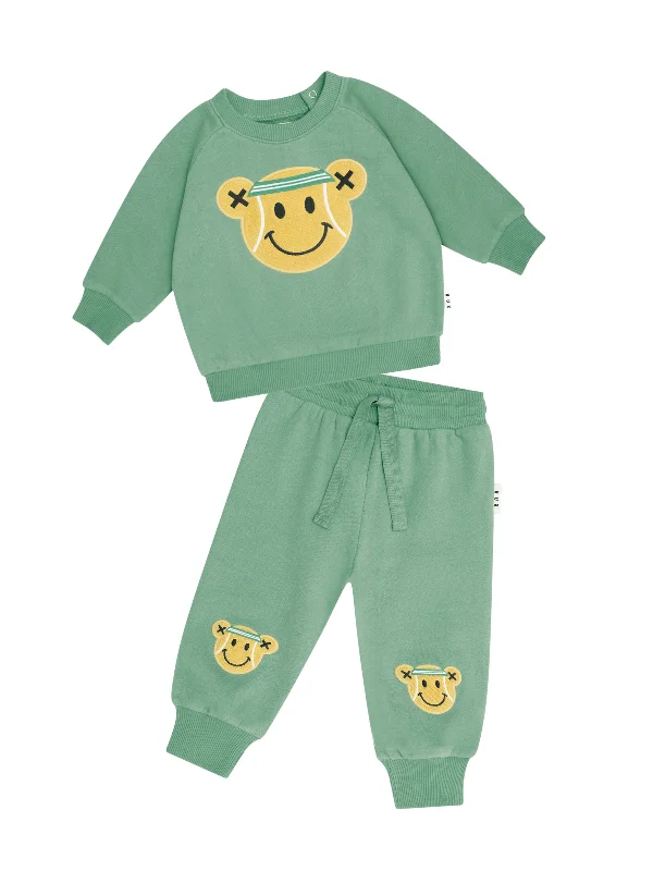 Summer linen sets Tennis Bear Set