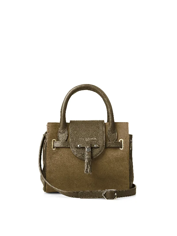 long fall outerwearMini Windsor Handbag - Olive