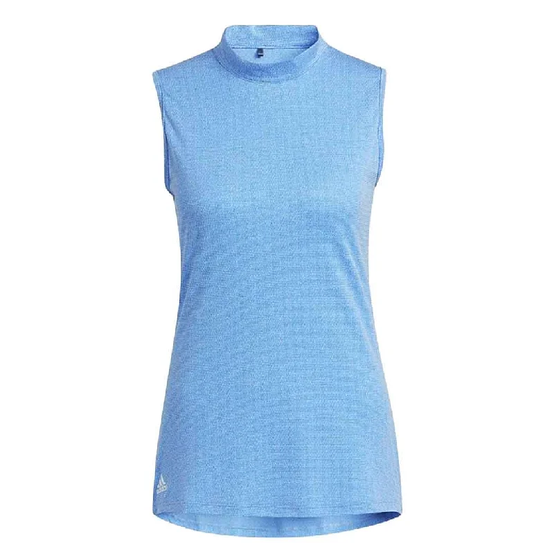 women’s fashion coats outerwearadidas - Women's Essentials Mock Neck Sleeveless Polo (HA3484)