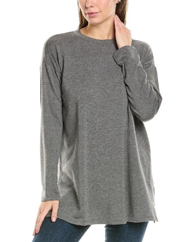 Light pastel sweaters Eileen Fisher Hi Crewneck Boxy Tunic