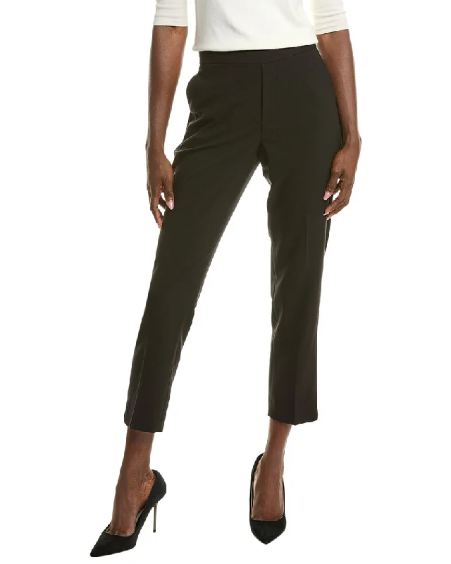 leggings with breathable fabric T Tahari Pull-On Tapered Pant