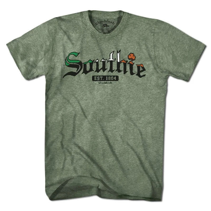 comfortable weekend casual T-Shirts women Southie Irish Arch T-Shirt