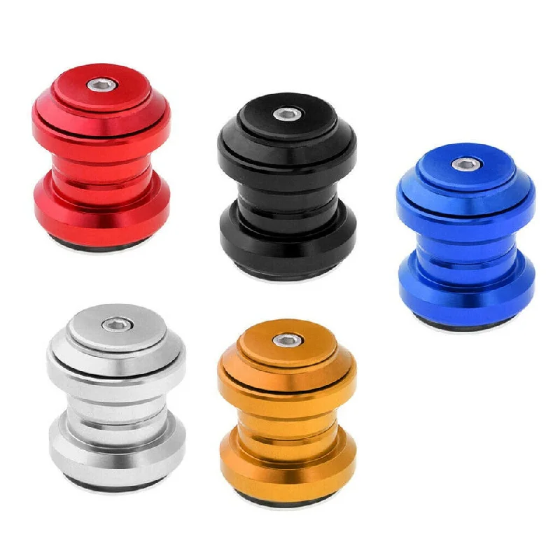 Plaid Women's Top Aluminum Alloy 34mm Cartridge External Bearing With Top Cap Fixed Gear Bicycle Headset