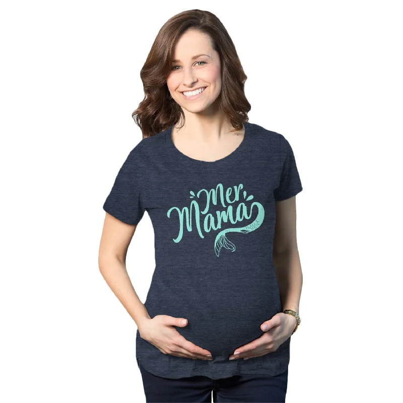 T-Shirts for workout women Mermama Maternity T Shirt