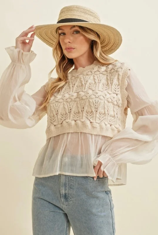 comfortable T-Shirts for everyday wear The Crochet Holiday Top