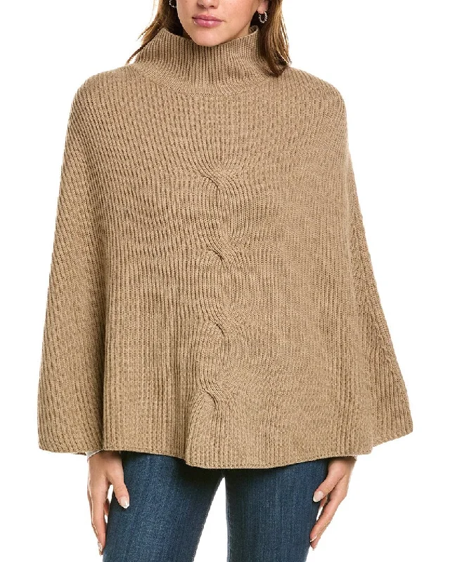 Textured sweater tunics J.McLaughlin Jess Wool Poncho