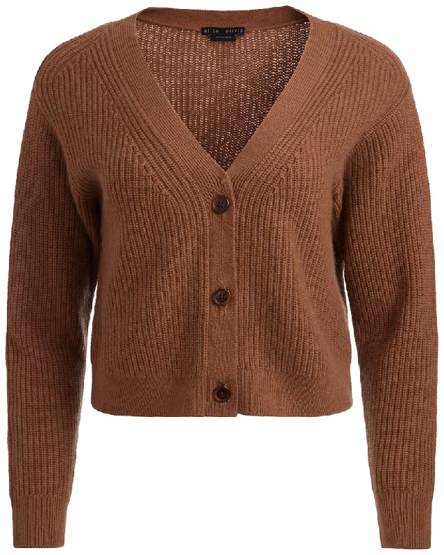 Trendy comfy sweaters Alice + Olivia Jannie Wool & Cashmere-Blend Cardigan