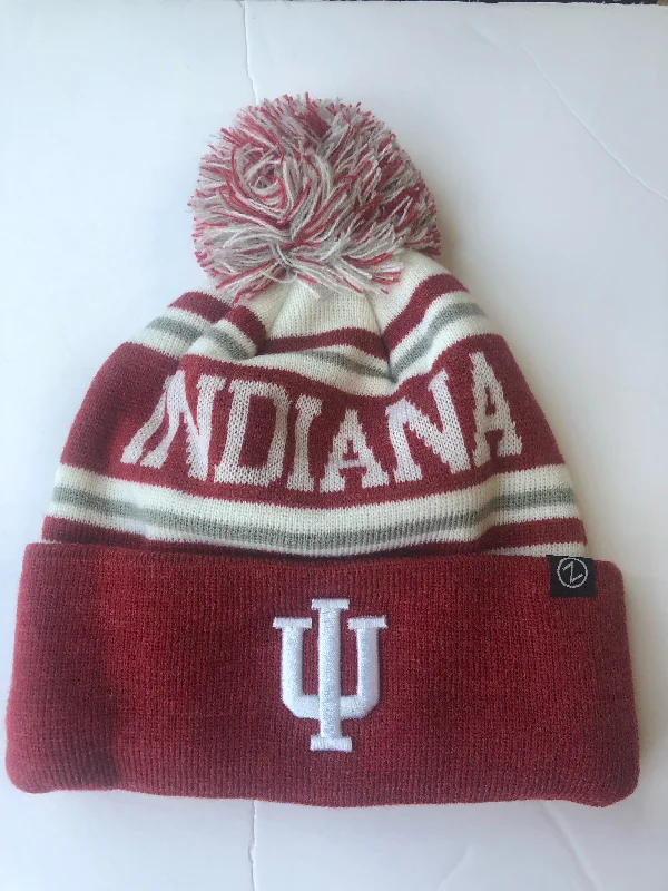 Office Blouse Women's Top Indiana Hoosiers Zephyr Finish Line Winter Hat