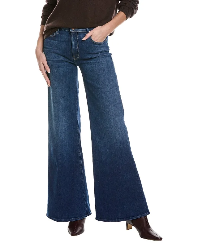 leggings for lounging and moving MOTHER The Twister Sneak On Your Left Flare Jean