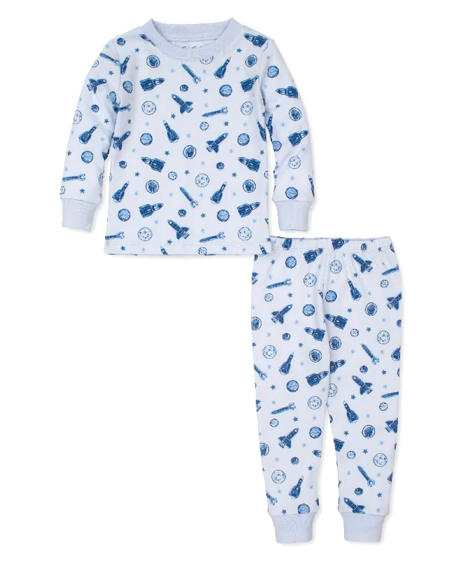 Cotton Blouse Women's Top 2 Piece Boys Space Pajamas