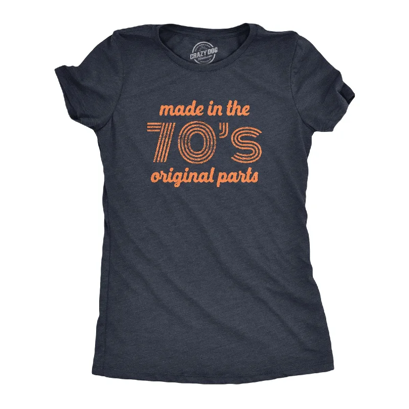 printed cotton T-Shirts women Made In The 70s Original Parts Women's T Shirt