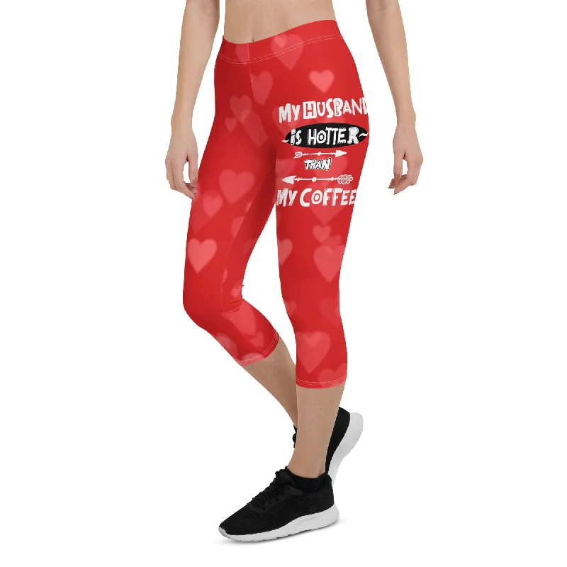 leggings for trendy workout outfits Hot Husband Capris