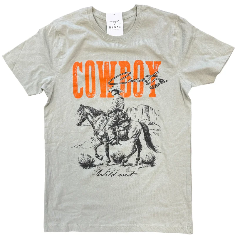 fun statement T-Shirts women Cowboy Country T-shirt