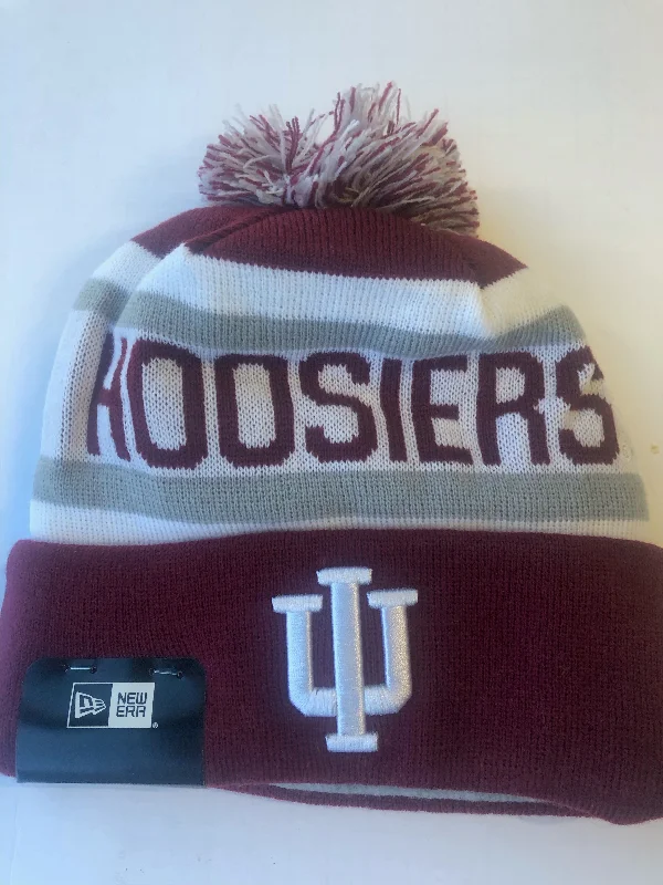 Soft Cotton Women's Top Indiana Hoosiers New Era Redux Winter Hat