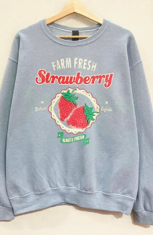 vintage graphic T-Shirts women The Fresh Strawberry Crew