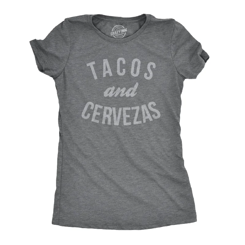 cute and comfy T-Shirts women Tacos and Cervezas Women's T Shirt