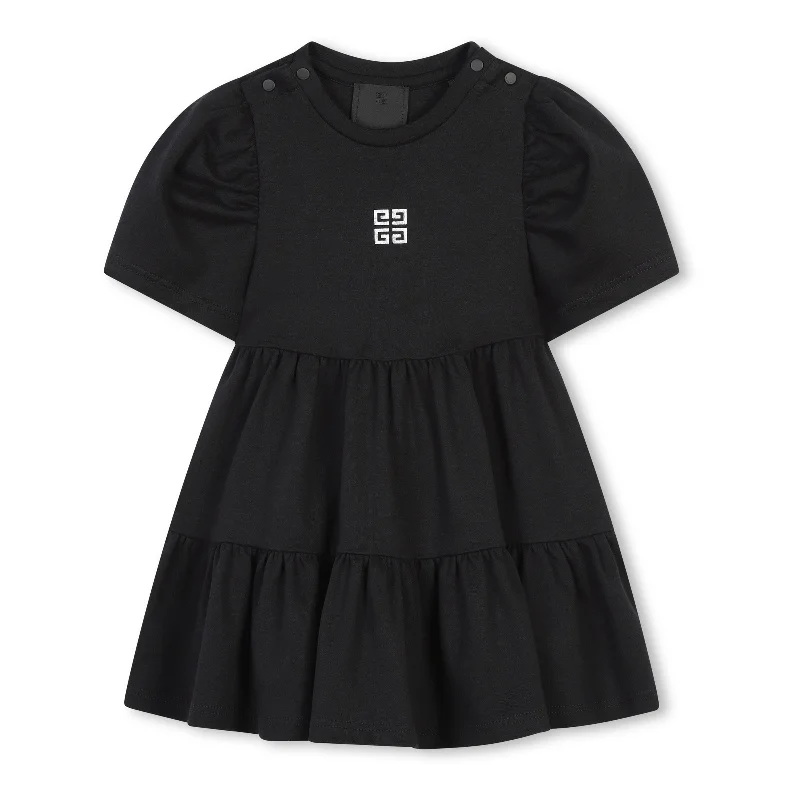 Designer Women's Top Black Logo Dress