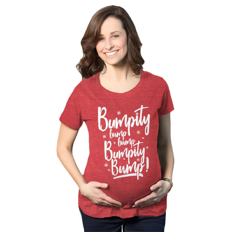 retro T-Shirts for women Bumpity Bump Bump Maternity T Shirt