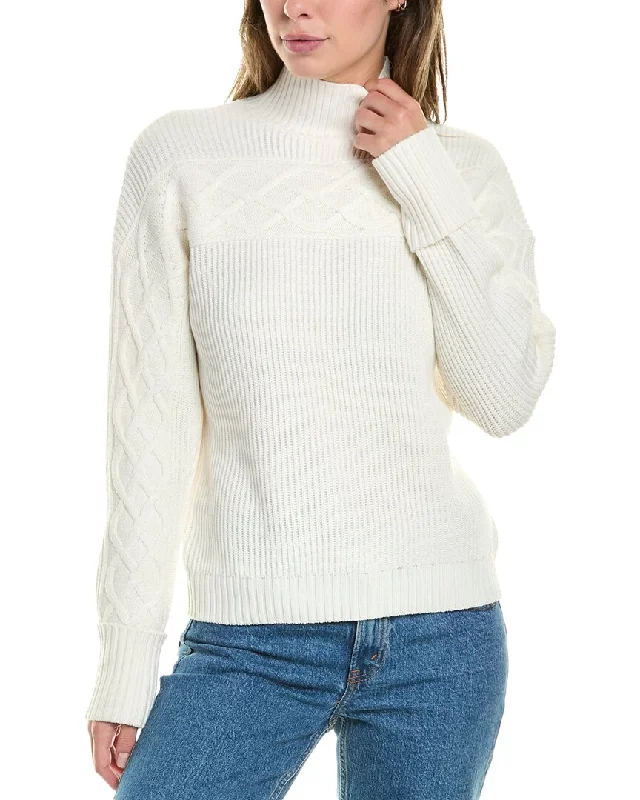 Luxurious knitted sweaters Design History Horizontal Cable Sweater