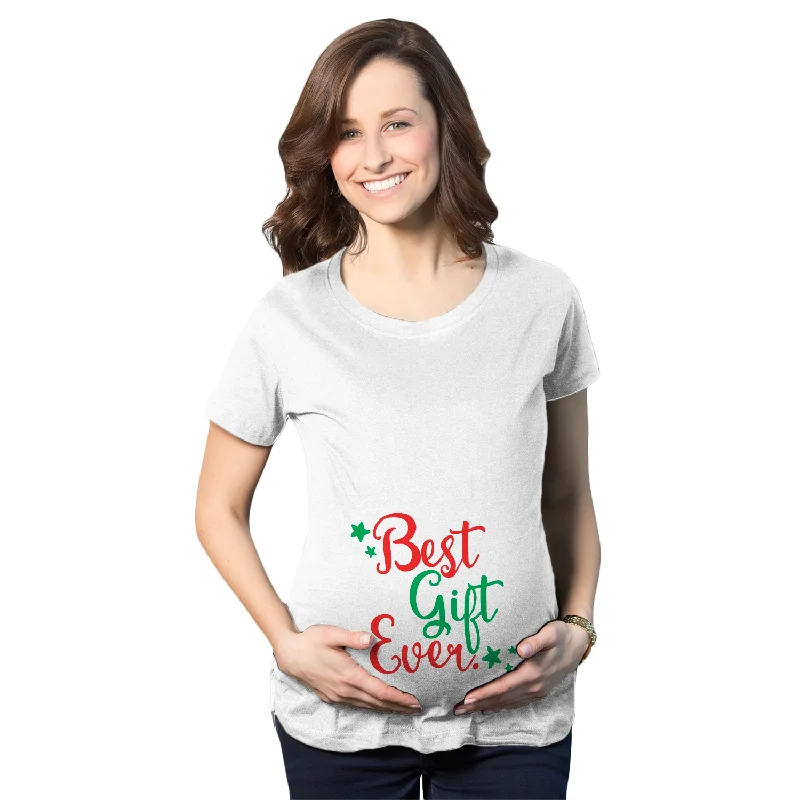 casual style T-Shirts women Best Gift Ever Maternity T Shirt