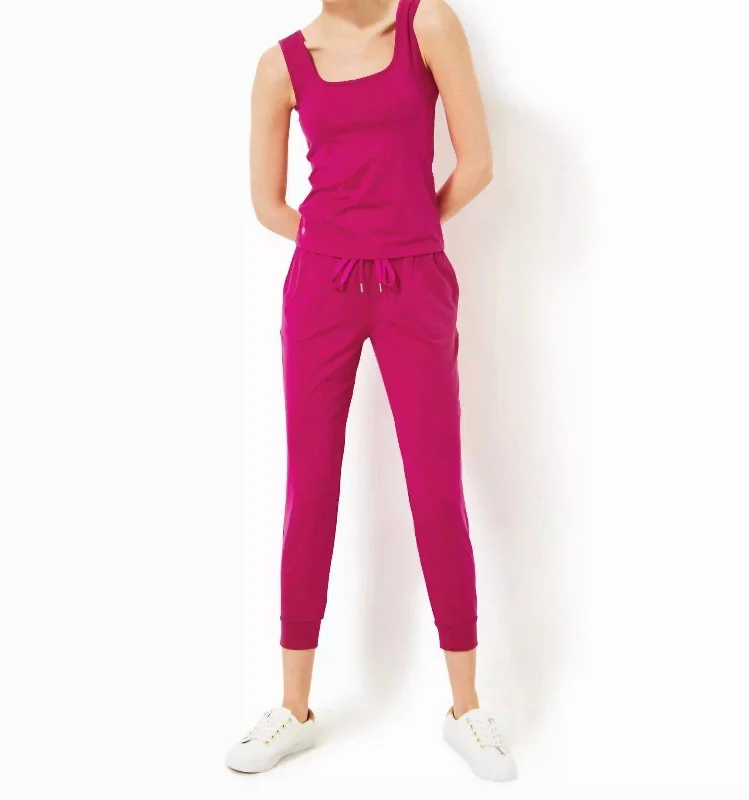 leggings for stylish sports gear Lillabeth Pant In Mystique Pink