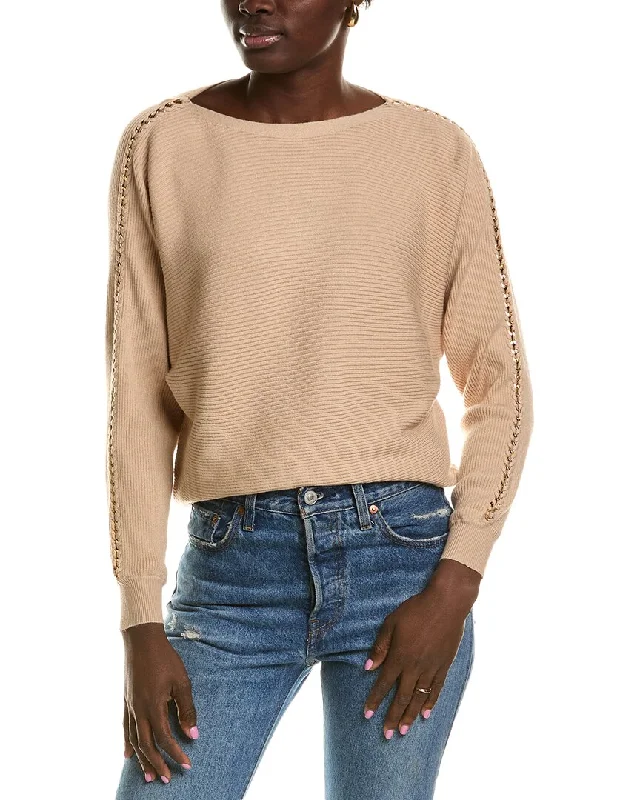 Warm statement sweaters T Tahari Dolman Sweater