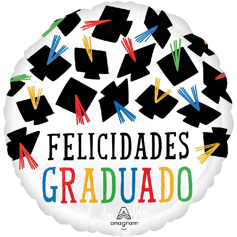 Lightweight Women's Fashion Top 18 inch HATS OFF FELICIDADES GRADUADO