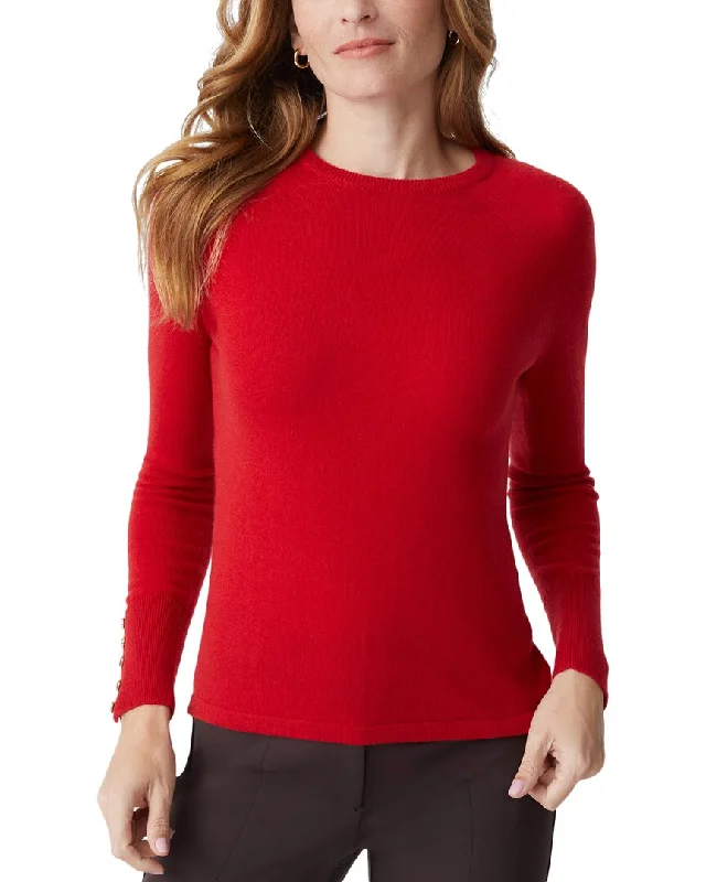 Feminine fitted sweaters J.McLaughlin Theia Cashmere Sweater