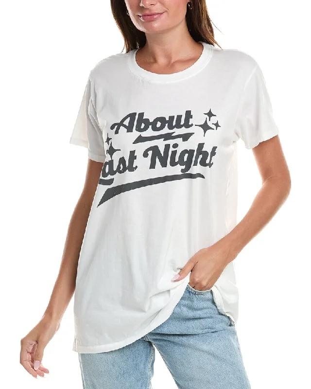 Trendy wool sweaters Recycled Karma About Last Night Boyfriend Tee