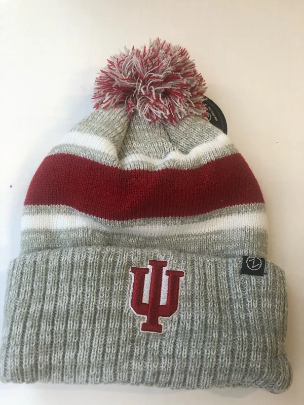 Women's Shirt Top Indiana Hoosiers Zephyr Winter Hat