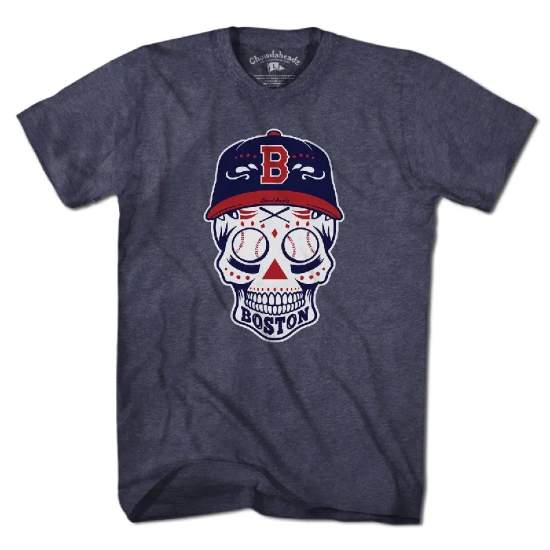 printed cotton T-Shirts women Boston Baseball Dead Head T-Shirt