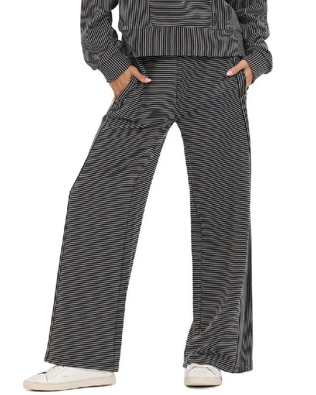 leggings for casual fitness gear Vintage Havana Stripe Cord Fleece Pant