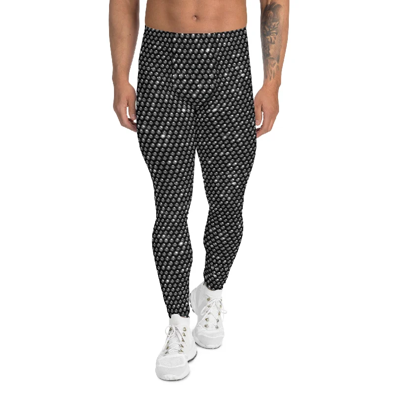 leggings for post-workout attire Midnight Bedazzled Print Men's Leggings