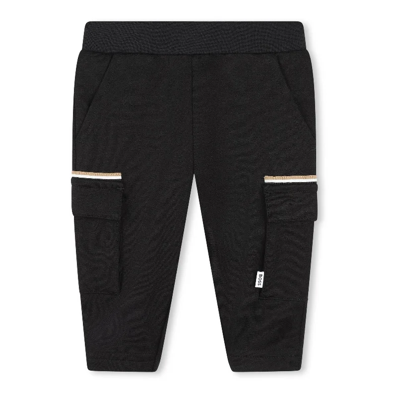 Ribbed Women's Top Black Sweatpants