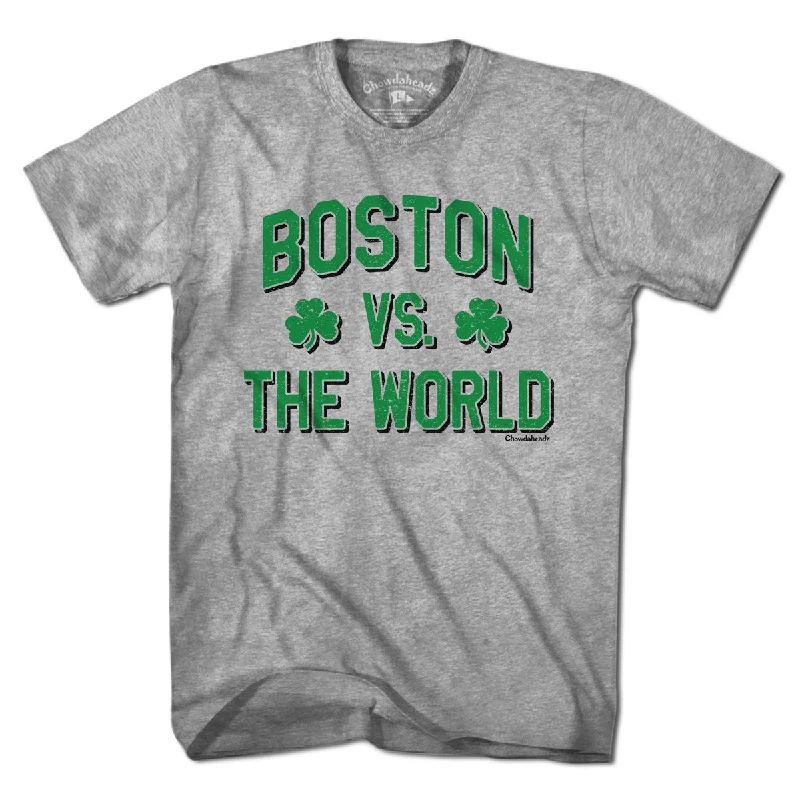 women's T-Shirts for layering Boston vs The World Irish T-Shirt