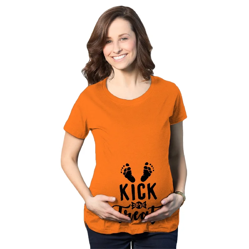 women's T-Shirts online Kick or Treat Maternity T Shirt