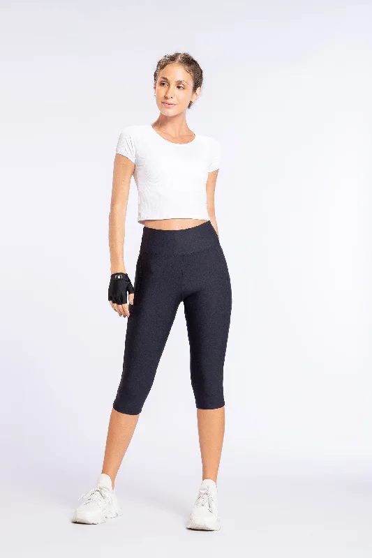 leggings for intense yoga practice Hyper Block Capri