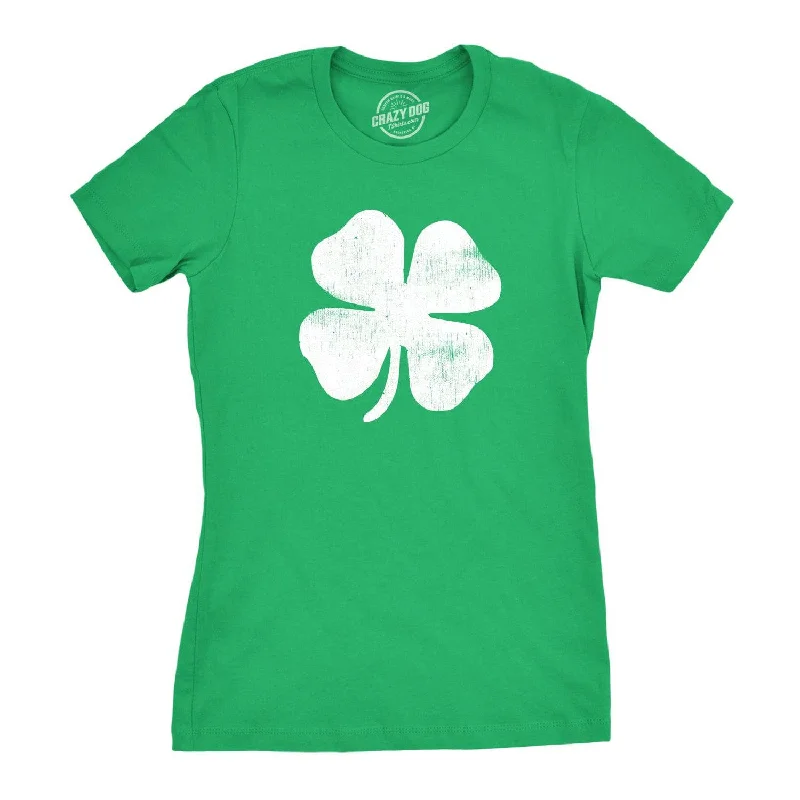 chic oversized T-Shirts women Four Leaf Clover Women's T Shirt